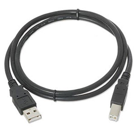 FIVEGEARS USB 2.0 Cable A Male To B Male Blk 3ft FI67286